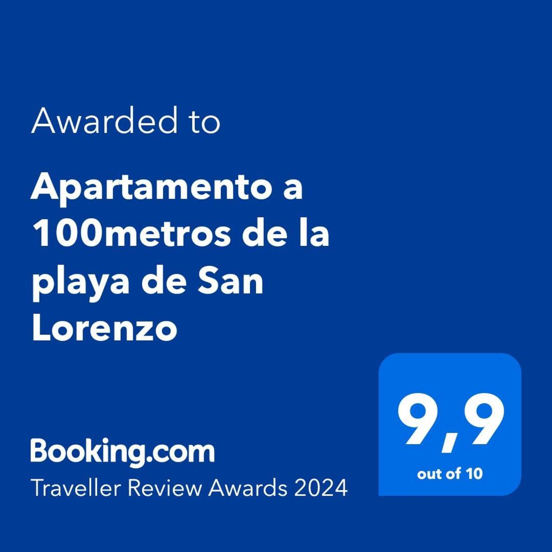 גיחון Apartamento A 100Metros De La Playa De San Lorenzo מראה חיצוני תמונה